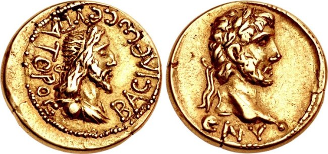 Неапольскифский золотой статер царя Реметалка I
