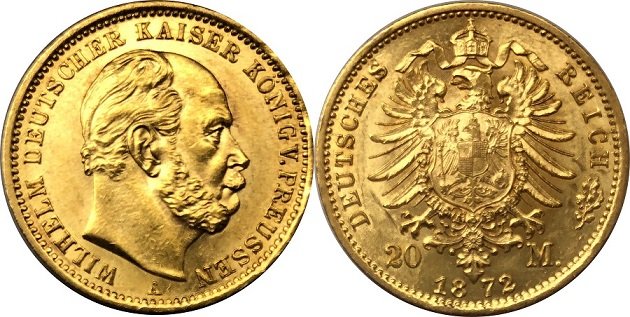 Золотая марка объединённой Германской империи