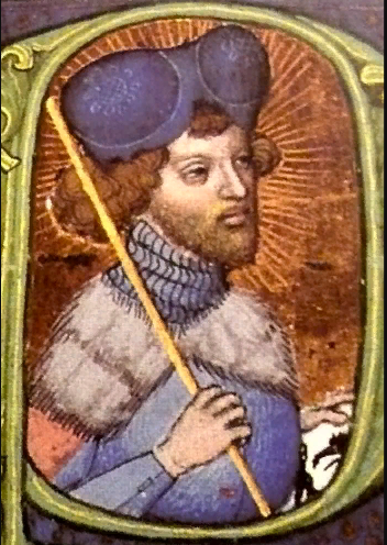 Средневековая иллюстрация короля Богемии Вацлава IV