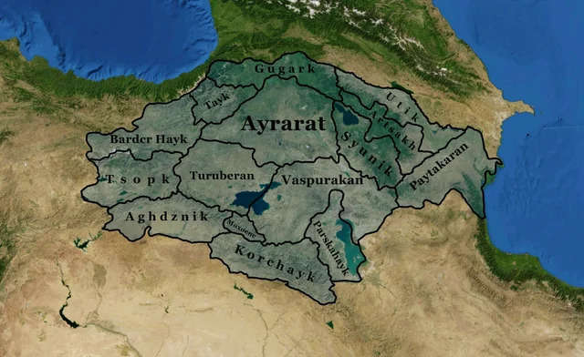 На территории Армении располагалось древнее сильное государство - Урарту