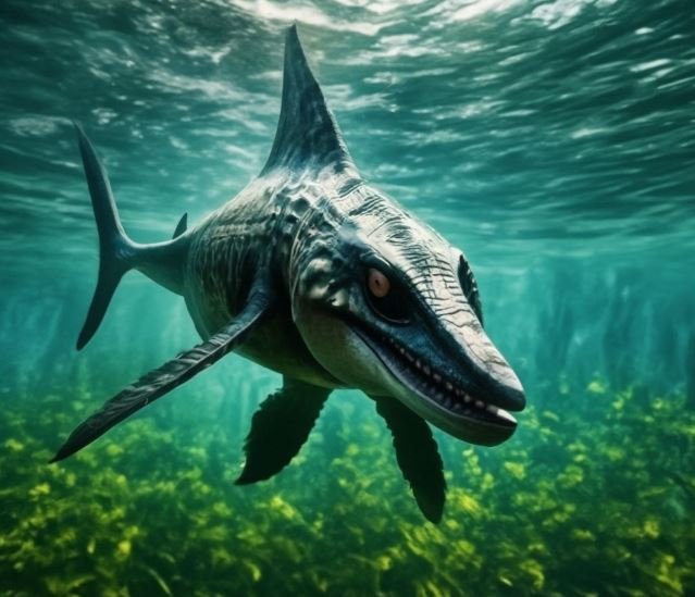 Морские рептилии ихтиозавры
