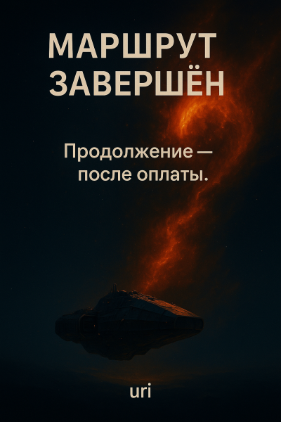 Маршрут завершён