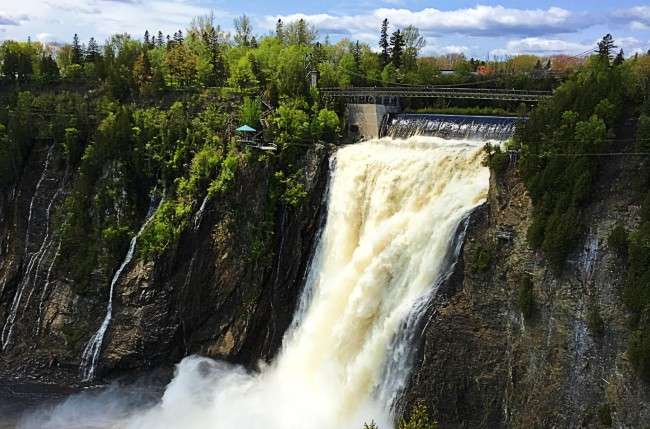 Дорога к водопаду Монморенси, Квебек