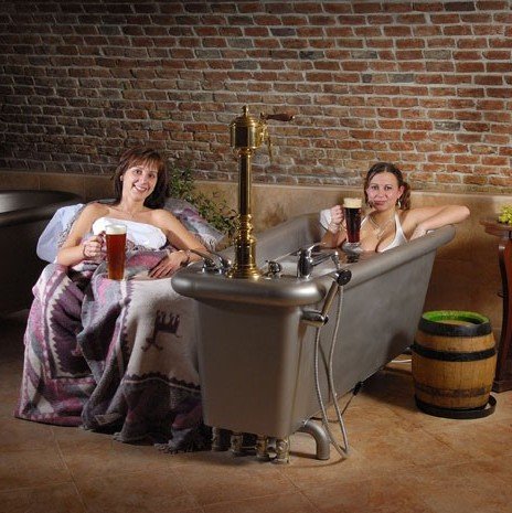 пивная ванна, спа-отель с пивом, ваннас с пивом, интересные факты, чехия, чешское пиво