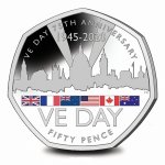 Монета Гибралтара к Дню Победы