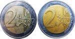 Фальшивые металлические евро