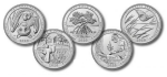 Монеты из американской серии "Национальные парки"