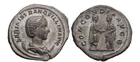 Древние монеты - ТРАНКИЛЛИНА, 241 г. н.э. 