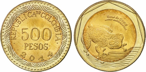 Биметаллическая монета "Стеклянная лягушка"