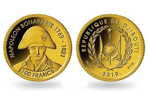 Памятная золотая монета «Наполеон I Бонапарт»