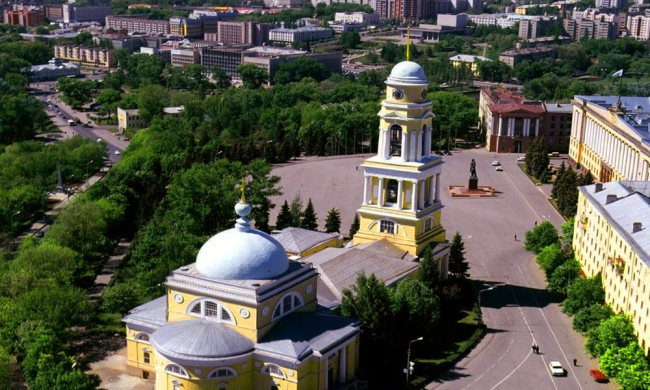 Липецк, площадь, парк, соборная, Комсомольский пруд, церковь, плотина, турист