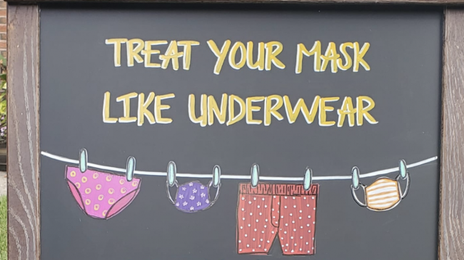 The best way to remember the rules of mask care is to treat it like underwear