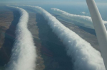 Morning Glory. Трубчатые облака в Беркетауне, Австралия