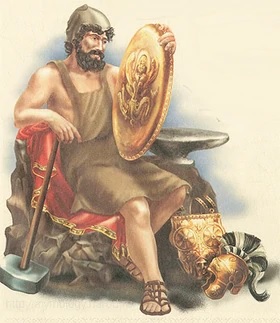 Гефест - бог кузнечного дела в Древней Греции