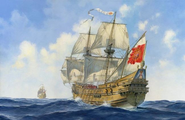 Спустя 350 лет море отдаёт драгоценности, потерянные после крушения испанского корабля
