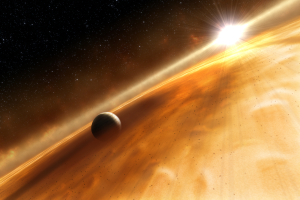 Вокруг умирающей звезды возможно образование второго поколения планет
