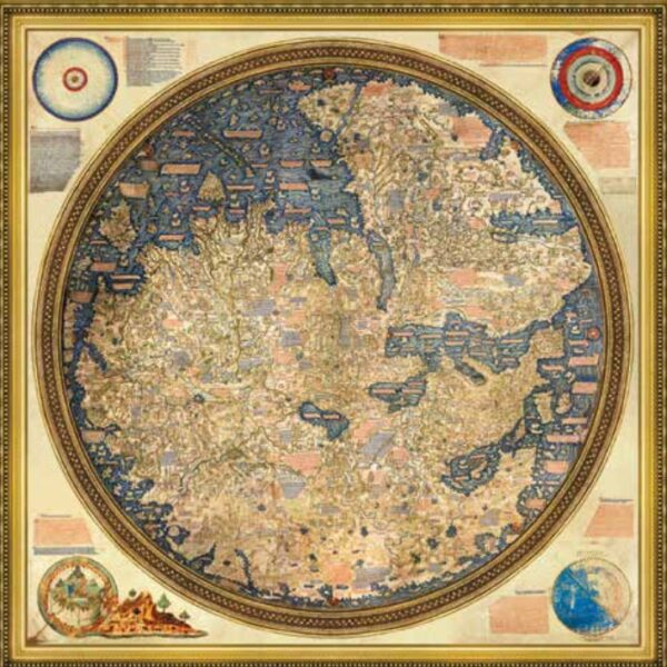 Карта Фра Мауро - первая карта мира с текстовыми пояснениями