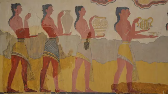 Минойская фреска 