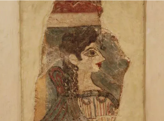 Фреска минойской женщины, Кносс