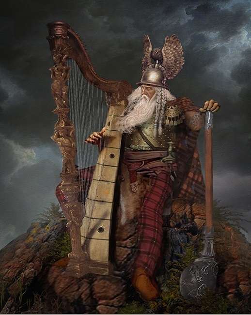 Дагда. Один из старших богов в ирландско- кельтской мифологии