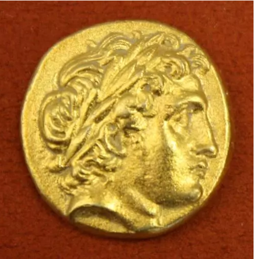 Аполлон, македонская золотая монета