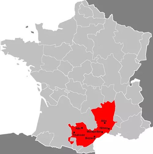 Регион Лангедок во Франции