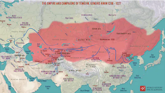 Походы и империя Чингисхана
