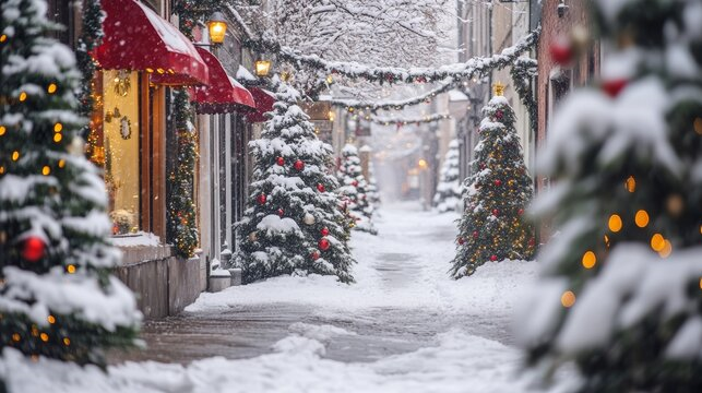 Рождественский снегопад