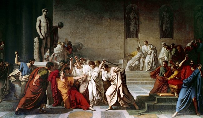 Убийство Юлия Цезаря. Последние минуты его жизни