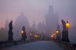 Туманный вечер в Праге