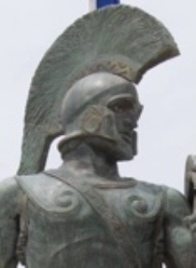 Героический подвиг спартанцев под предводительством царя Леонида во время Персидской войны