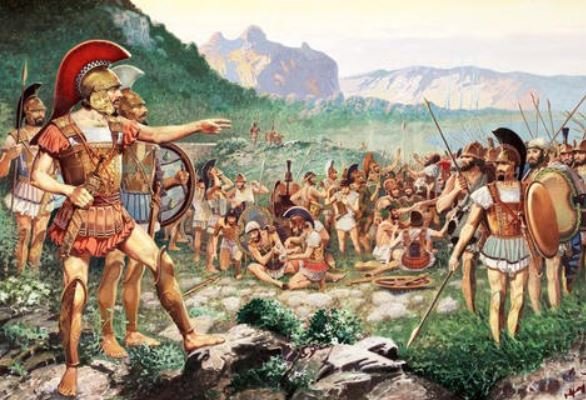 Потомки царя Спарты, Лаботы, и Первая Мессенская война