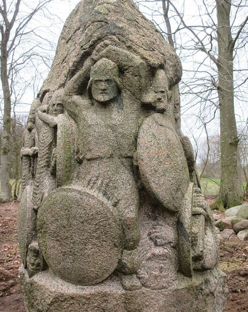 Легенда о том, как мифический боевой топор Святого Олафа помог его сыну, Магнусу I Доброму