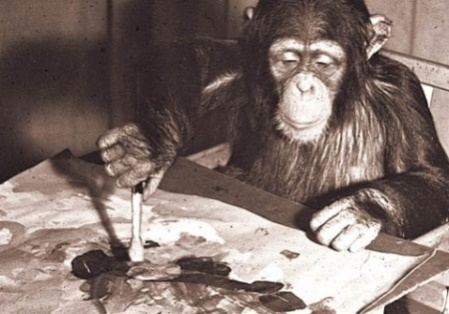 Авангардист Пьер Брассо оказался обезьяной из зоопарка