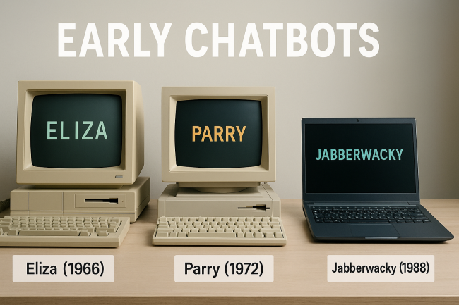 История первых чат-ботов 