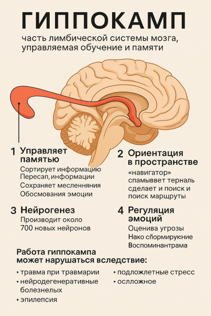 Что такое гиппокамп и зачем он нужен