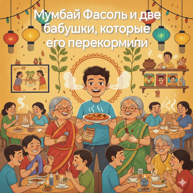 ​Мумбай Фасоль и две бабушки, которые его перекормили