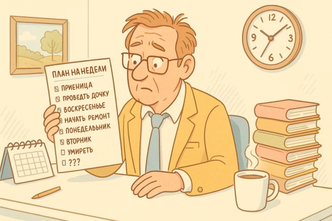 План на неделю