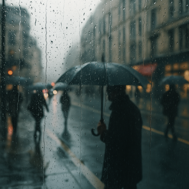 Опять льёт дождь