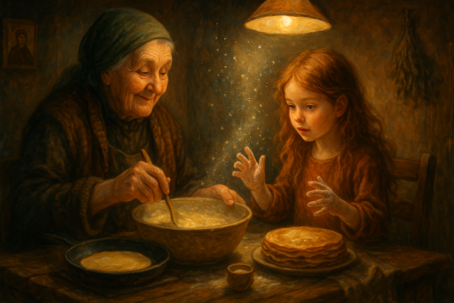 Встань-привстань, муку достань