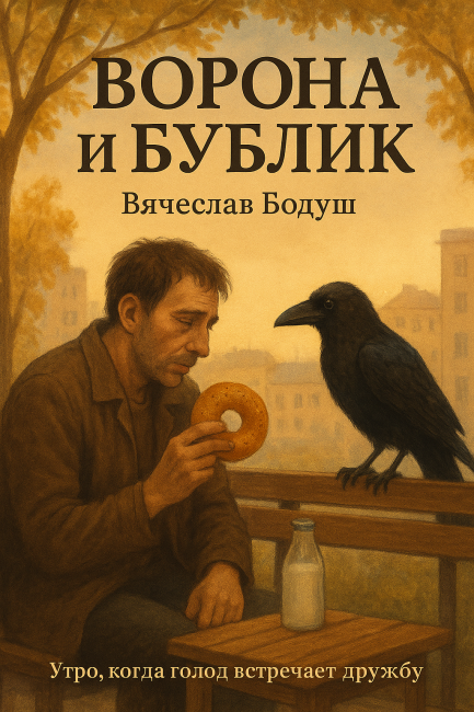 Ворона и бублик