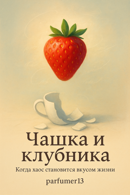 Чашка и клубника