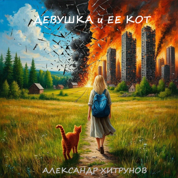 Девушка и ее кот